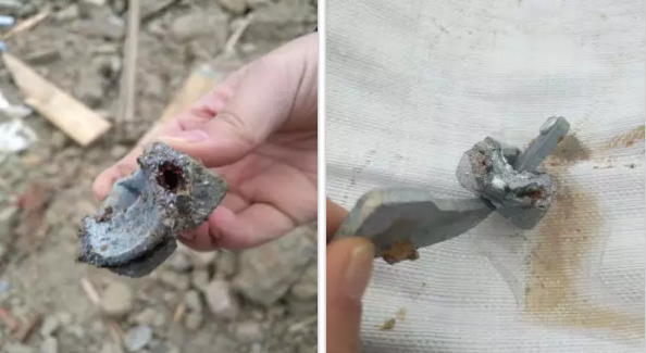 部分小廠盤扣式腳手架焊接不合格