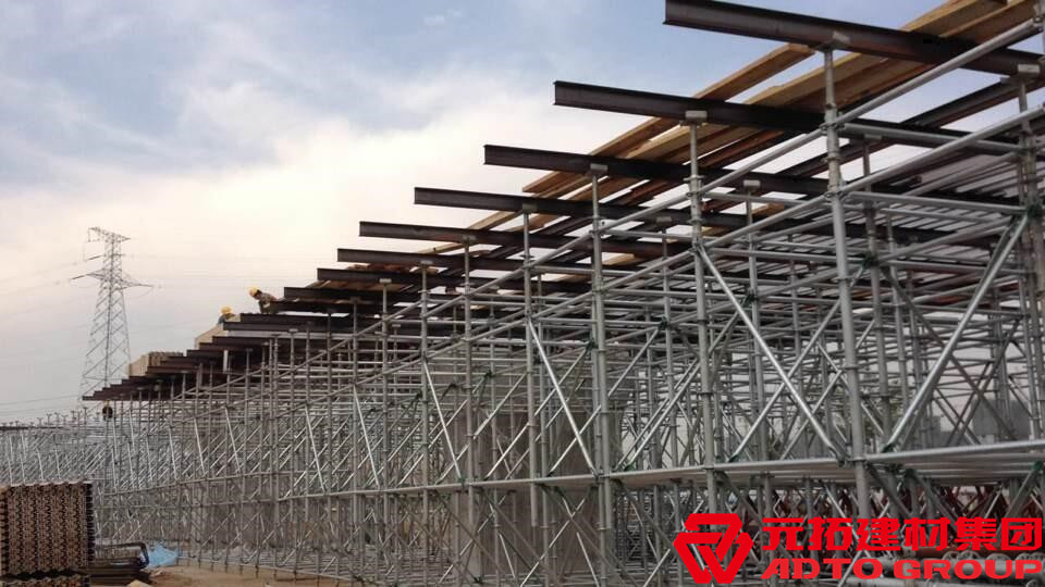 盤扣式腳手架怎么搭才好？租賃多少錢一噸？