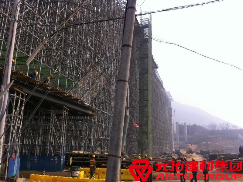 盤扣式腳手架搭建方法