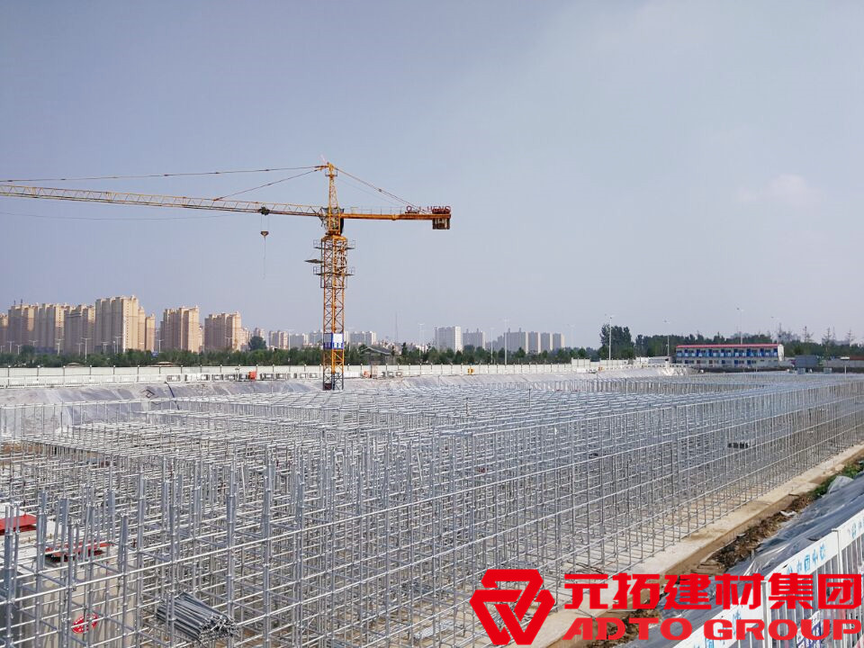 濮陽市政項目使用元拓盤扣腳手架