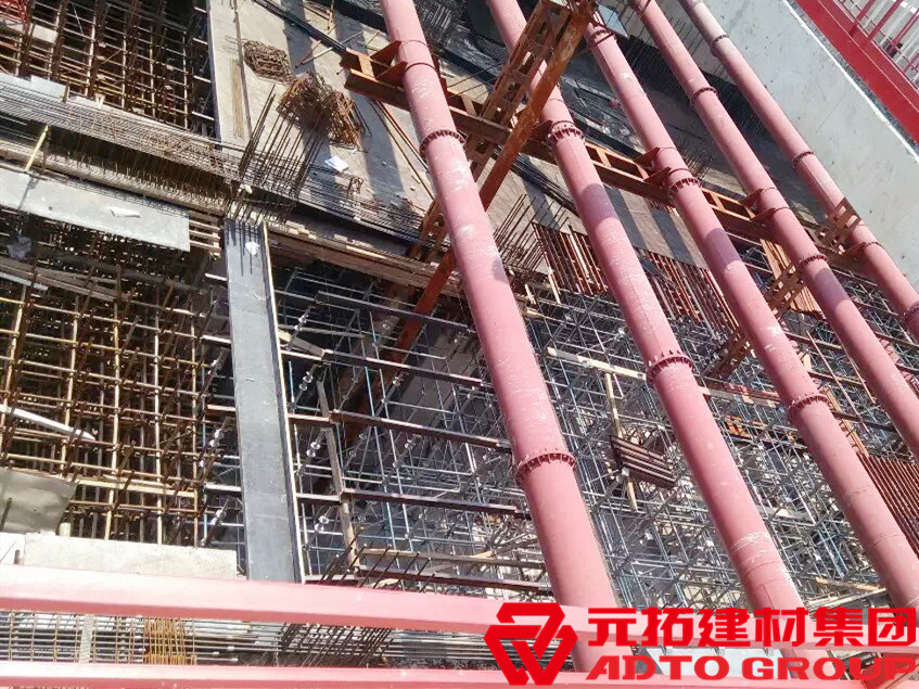 天津地鐵6號線項目使用元拓盤扣腳手架