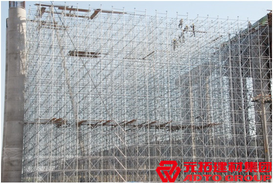 中交三公司項(xiàng)目使用元拓腳手架