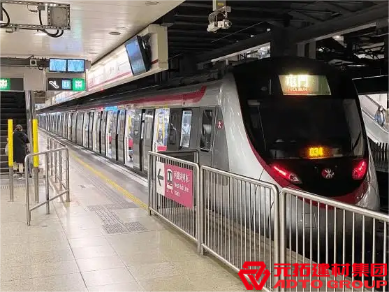 香港沙中線地鐵項(xiàng)目使用元拓盤(pán)扣式腳手架