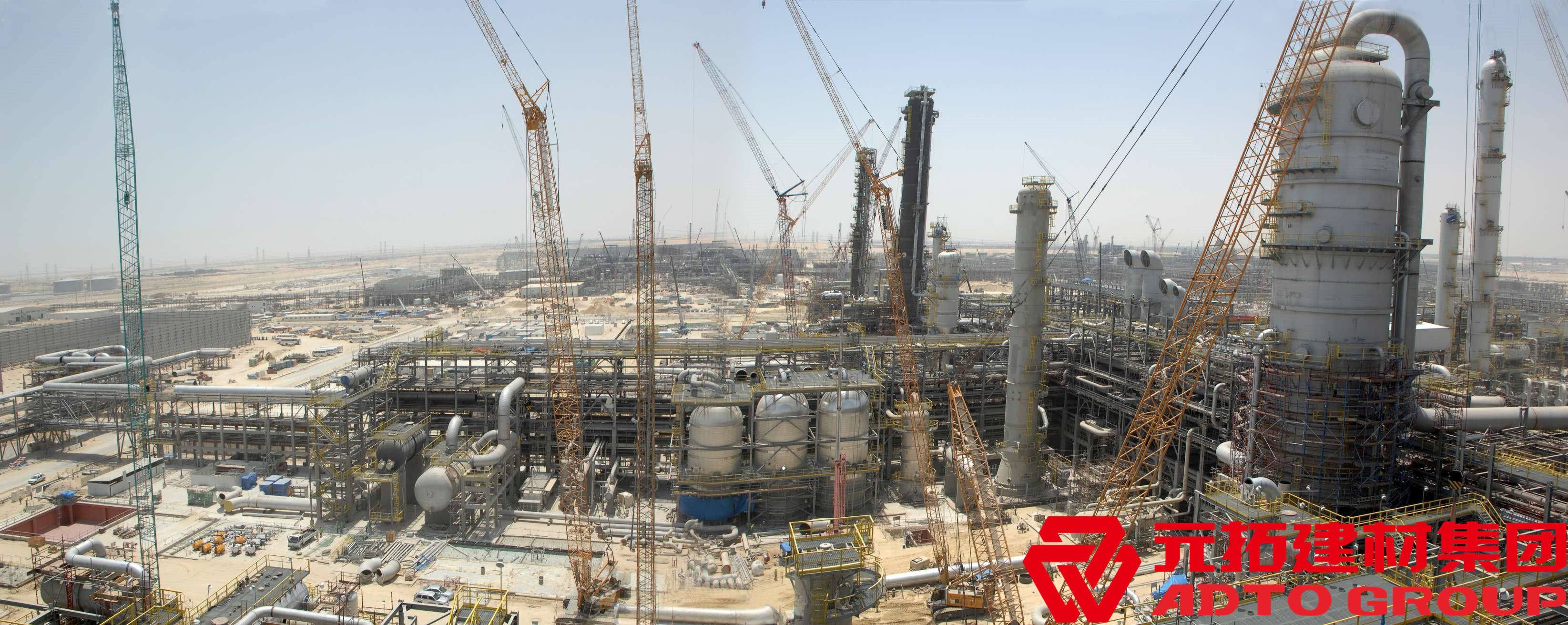 盤扣式腳手架應(yīng)用于阿聯(lián)酋石化項(xiàng)目