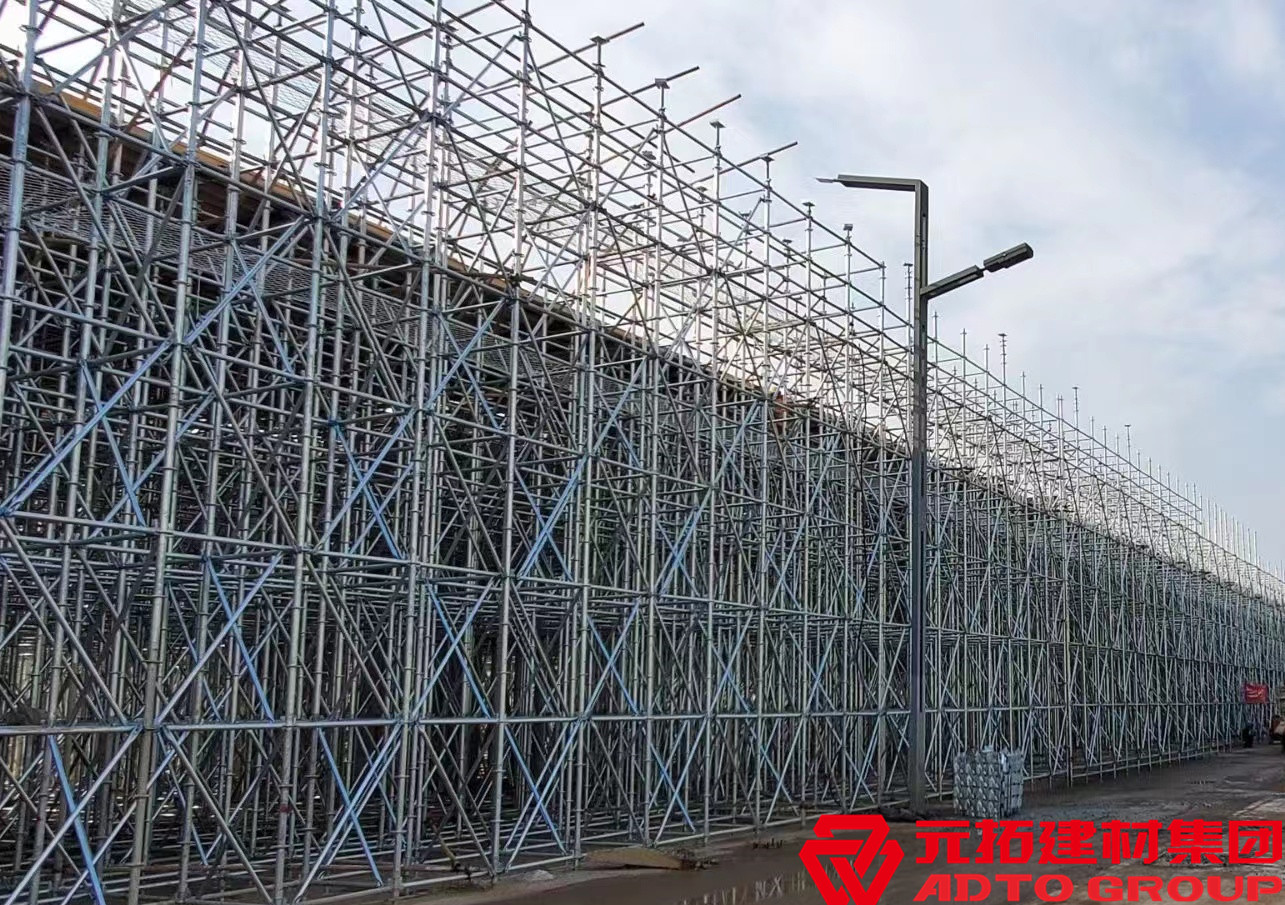 元拓盤扣腳手架助力江西南昌桃花南路快速路改造建設(shè)