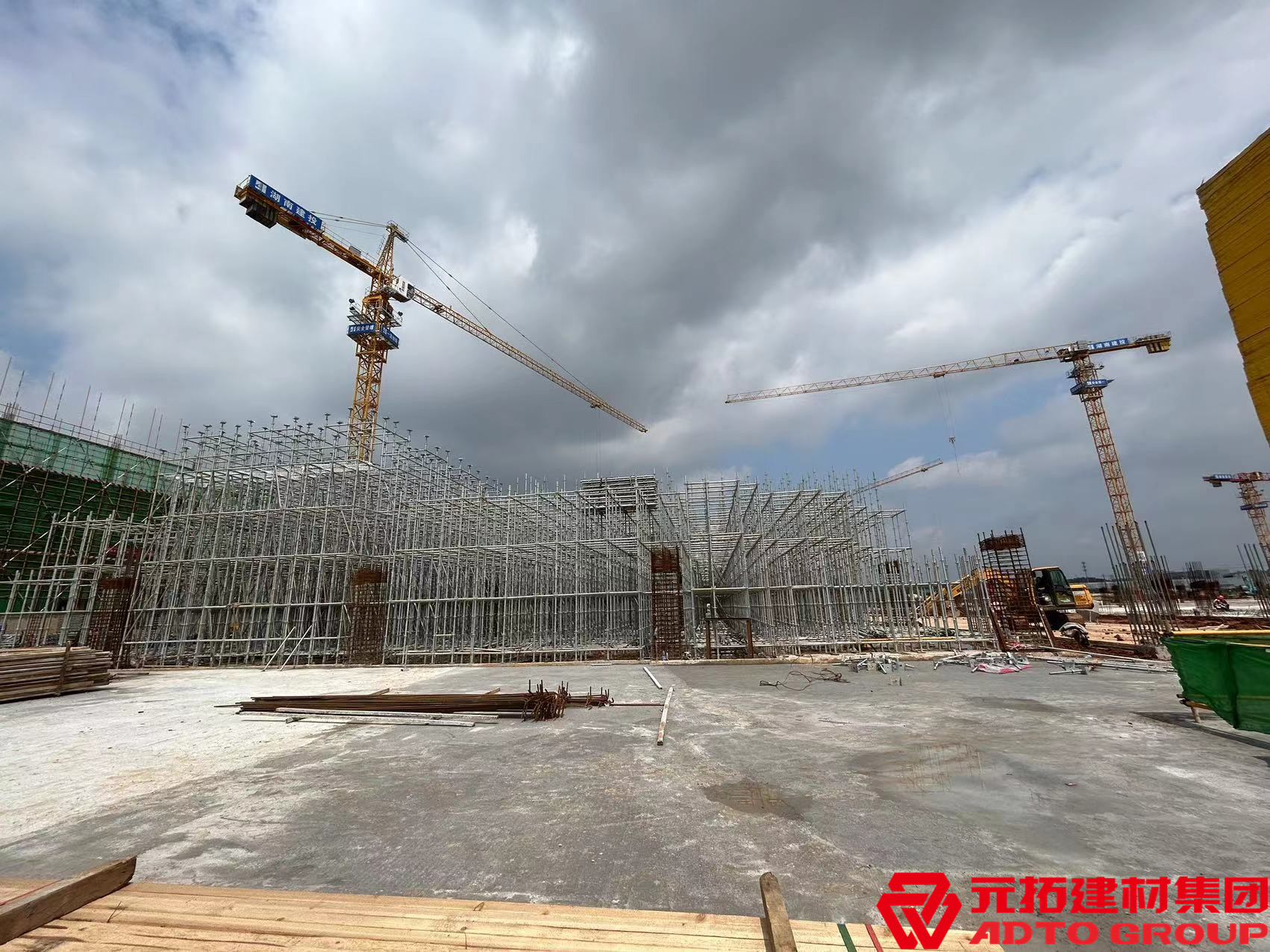 長(zhǎng)沙福瑞智能工廠使用元拓盤扣式腳手架