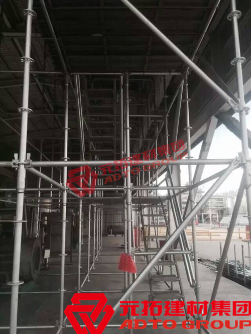 寧波臺塑PP裝置檢修 使用產品：盤扣式腳手架