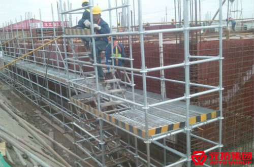 海亮集團(tuán)別墅項(xiàng)目工程使用盤扣式腳手架