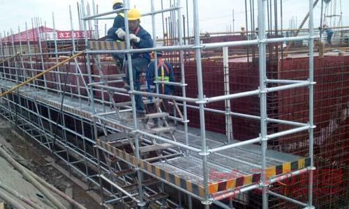 模板腳手架建筑施工圖