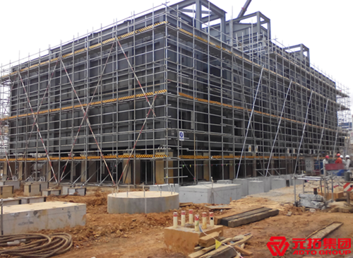 中石化第十建設有限公司神華寧煤煤制油工程項目  使用產品：鋼管扣件