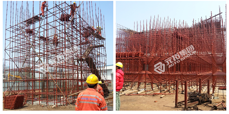 碗扣式腳手架搭設事項