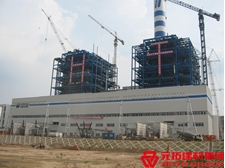 山西左權(quán)電廠(chǎng)采用元拓盤(pán)扣式腳手架